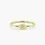 Thumbnail: 14K Solid Gold Evil Eye Diamond Ring