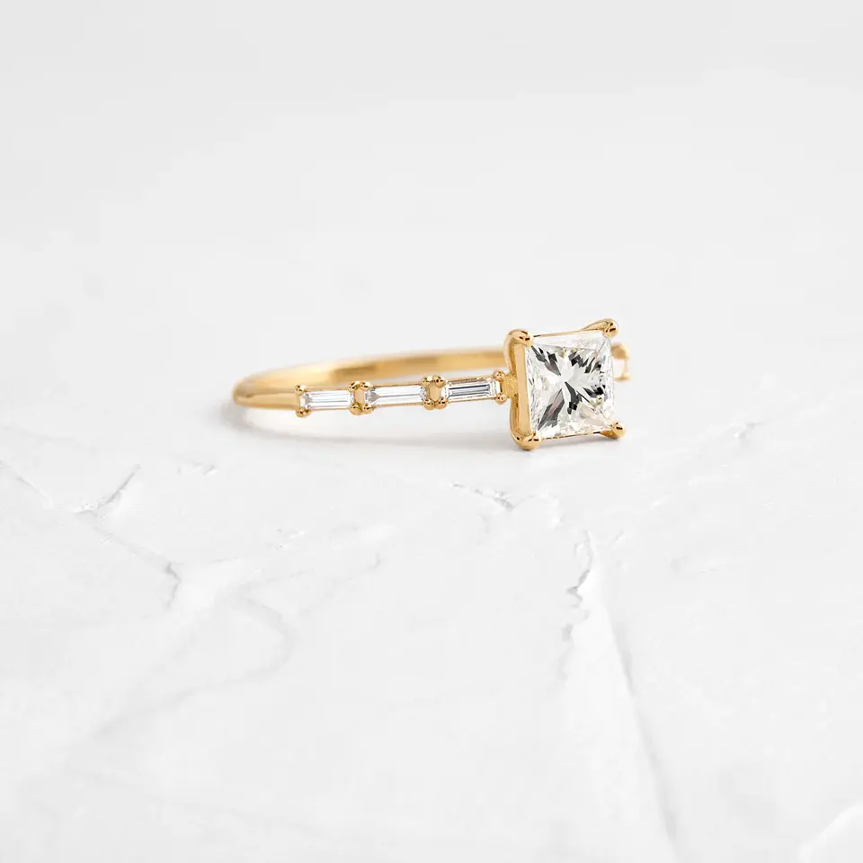 Thumbnail: Princess Cut Lab-Grown Diamond for women