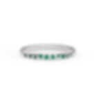 Natural Emerald Cluster Ring