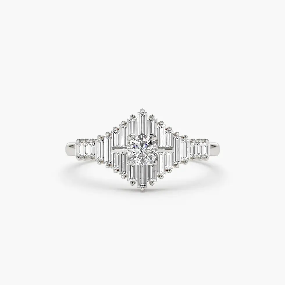 Thumbnail: Baguette Diamond Ring for Women