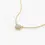 Thumbnail: 14K Solid Gold Halo Diamond Necklace