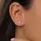 Thumbnail: Gold-Diamond Leaf Shaped Earrings