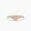Thumbnail: 14K Solid Gold Diamond Shape Micro Pave Ring