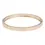 Thumbnail: 14K Solid Gold Classic Diamond Bangle