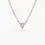 Thumbnail: Triangle Cut Diamond Solitaire Necklace