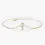 Thumbnail: 18K Solid Gold  Lab-Grown Diamond Cross Charm Bracelet