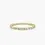 Thumbnail: 18K Solid Gold  Alternating Baguette & Round Diamond Full Eternity Ring