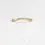 Thumbnail: 14k Solid Gold Lab-Grown Diamond Custom Curved Wisp Band