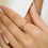 Thumbnail: Sapphire Wedding Band, Rainbow Gemstone thumb band