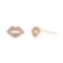 Diamond Lip Earrings