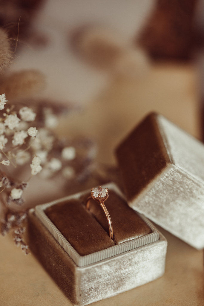 Thumbnail: Lab-Grown Diamond  Solitaire Ring for women