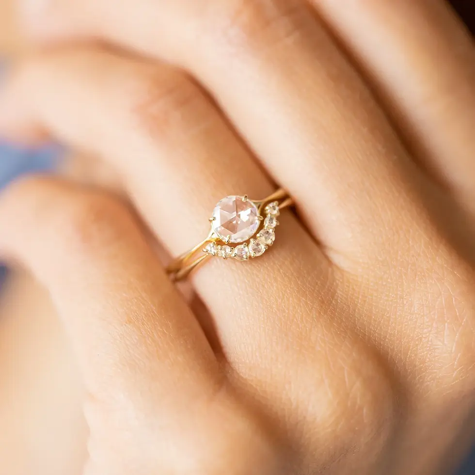 Thumbnail: The Karat Store Lab-Grown Diamond Stack Ring