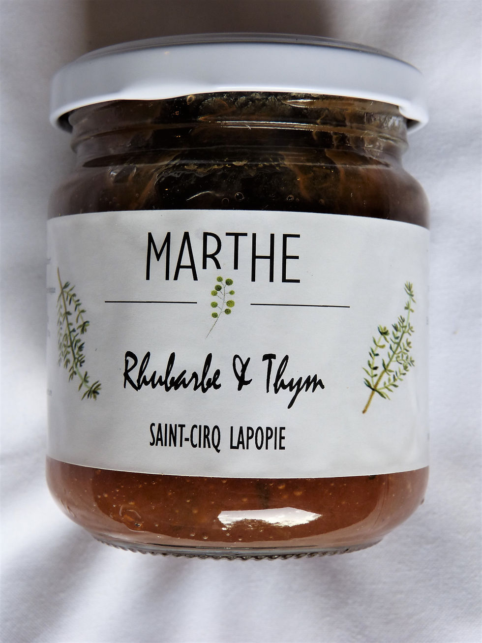 Miniature : Confiture bio Rhubarbe Thym