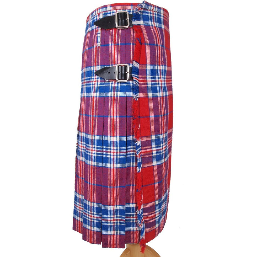 Thumbnail: Box Pleated 5 yards Kilt