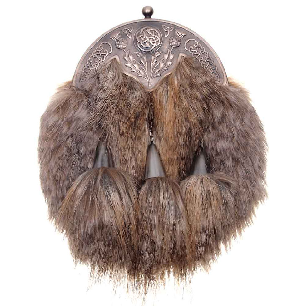 Thumbnail: Faux-Fur Dress Sporran