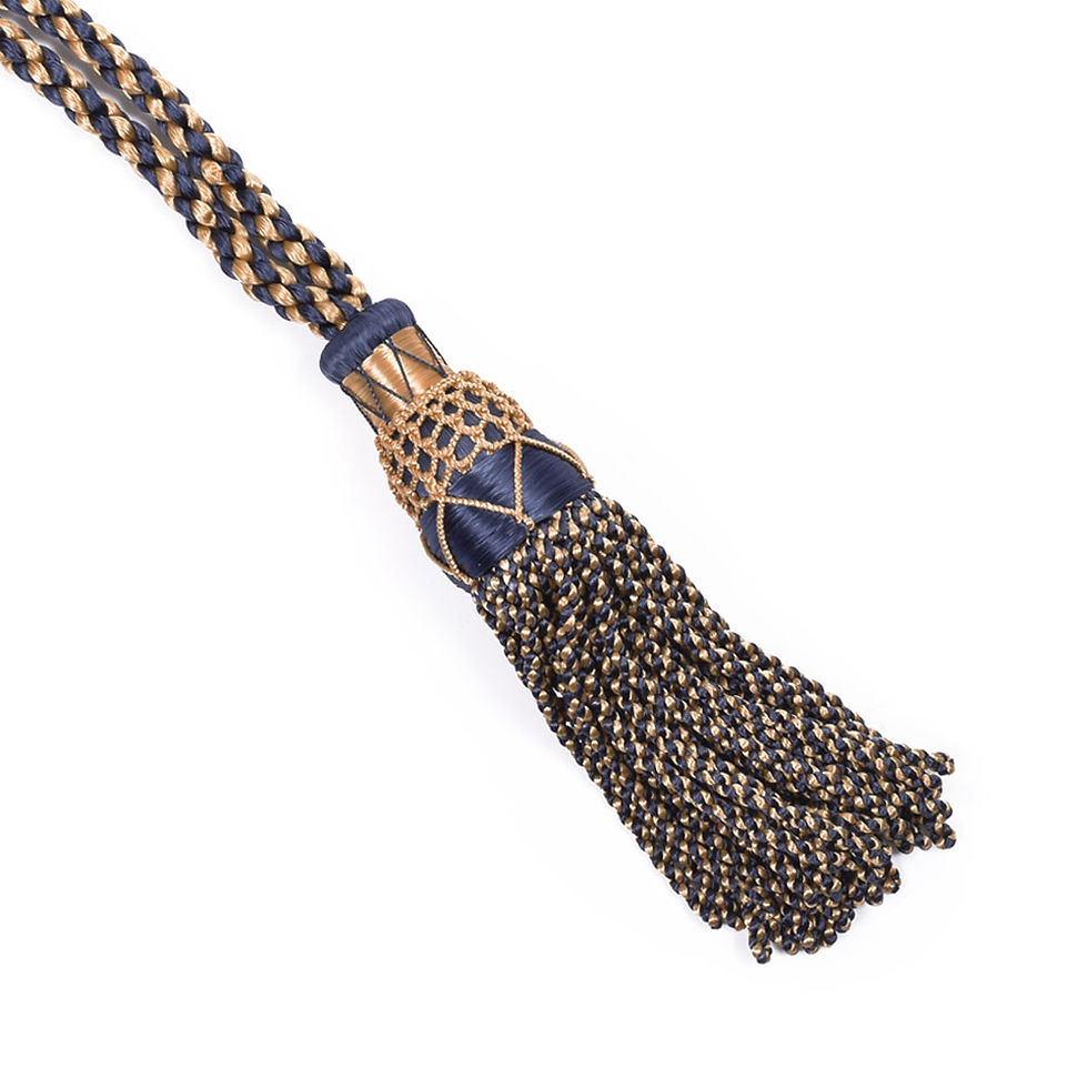 Thumbnail: Heritage Navy and Gold Silk Cords