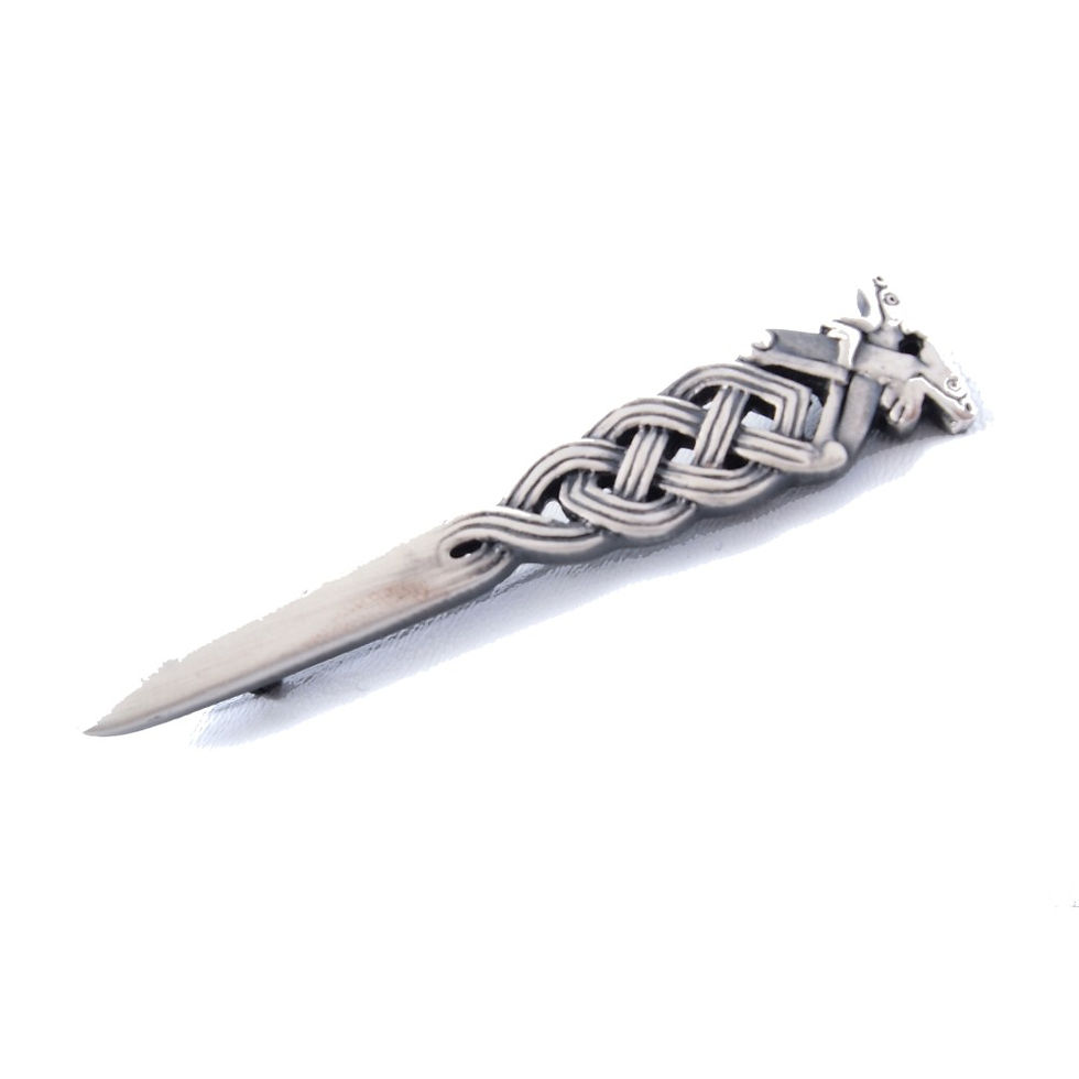 Thumbnail: Book of Kells Dragons Kilt Pin