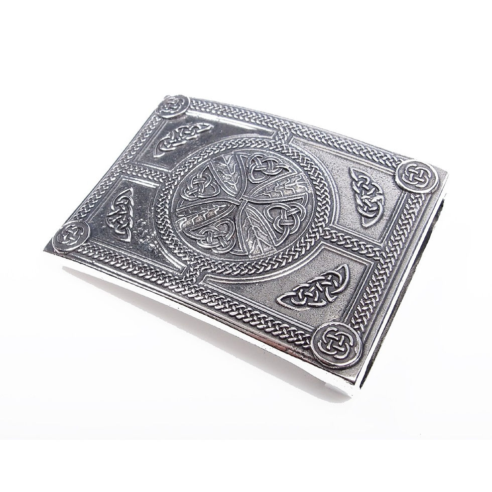 Thumbnail: Belt Buckle with Celtic Cross