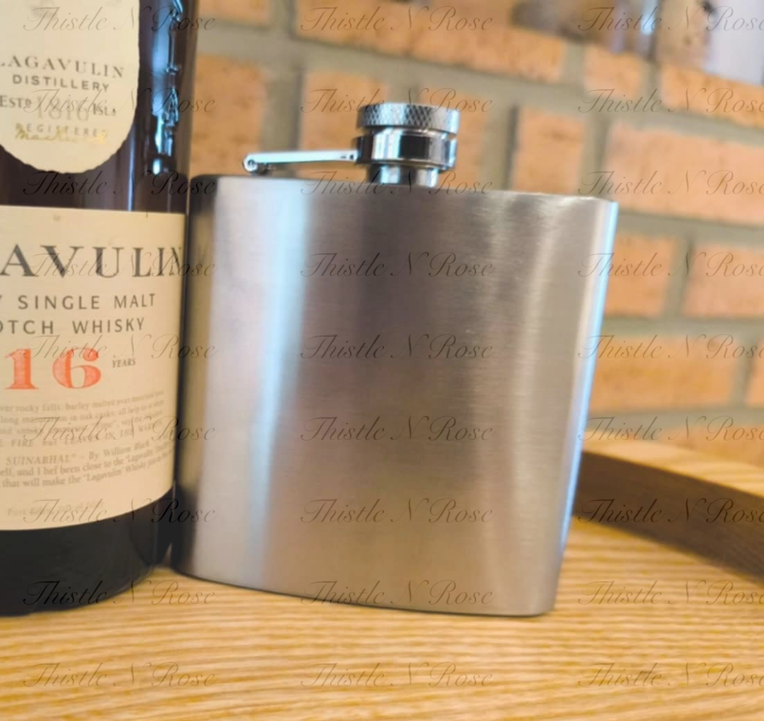 Flask 6oz Plain