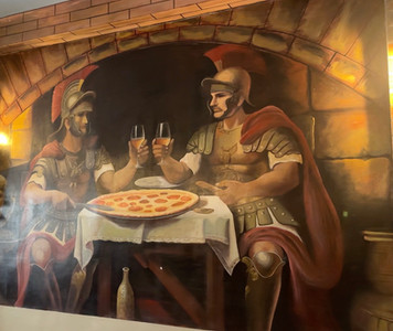 More Italian-inspired wall designs at Gran’ Italia, enhancing the restaurant’s Italian ambiance