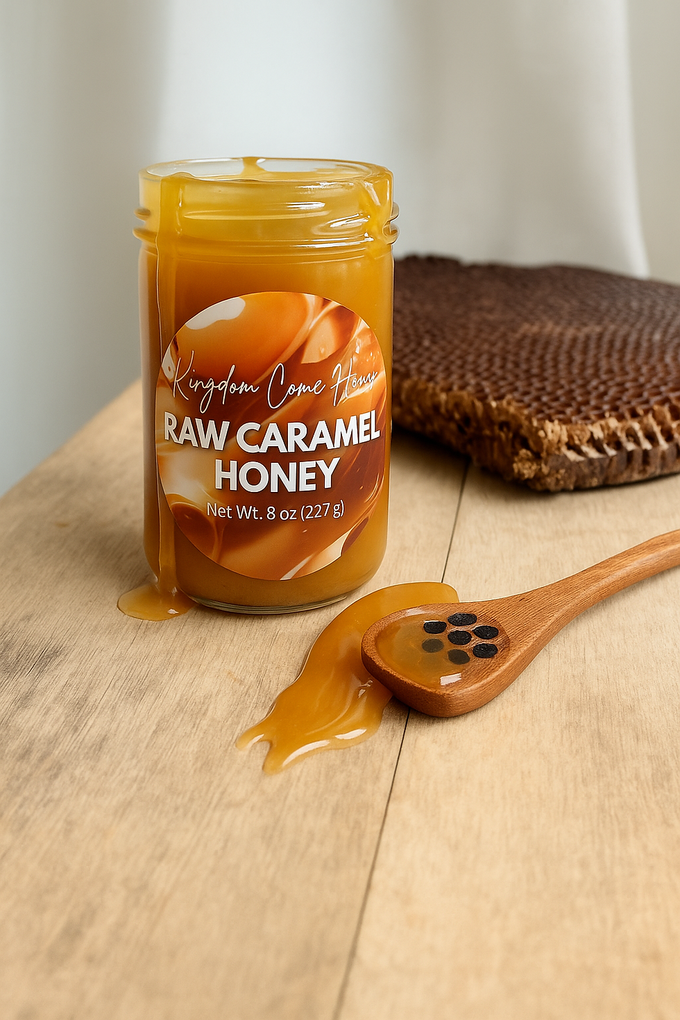 Raw Caramel Honey