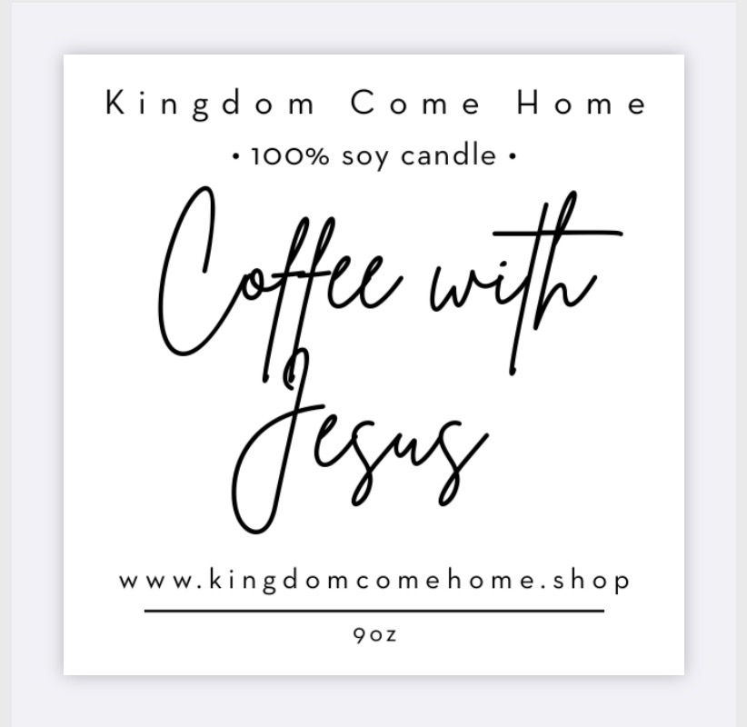 Thumbnail: Coffee with Jesus - The Clean Candle Label