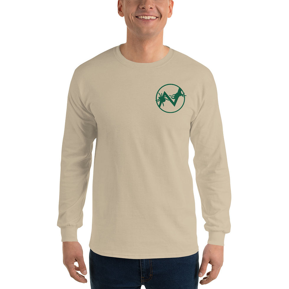 縮圖：same design as previous but on sand color shirt