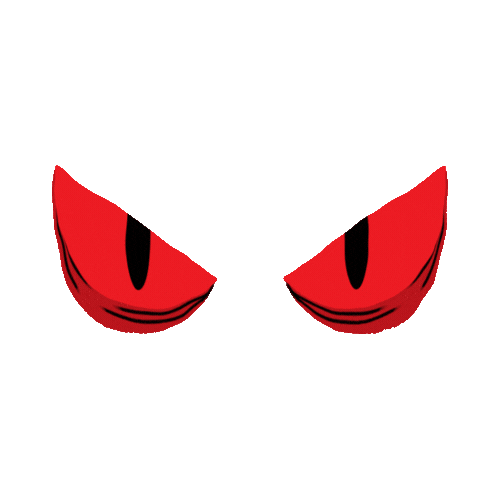 scary haunted eyes