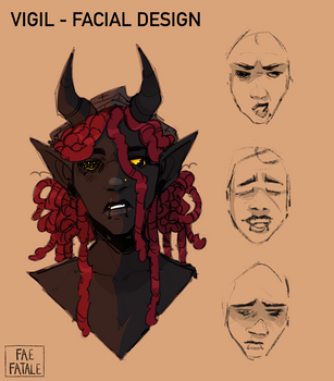 Vigil Expressions - Concept Art - Procreate
