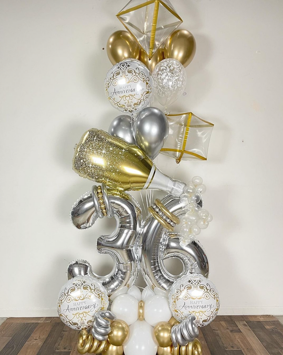 Anniversary Captivate Plus Balloon Bouquet