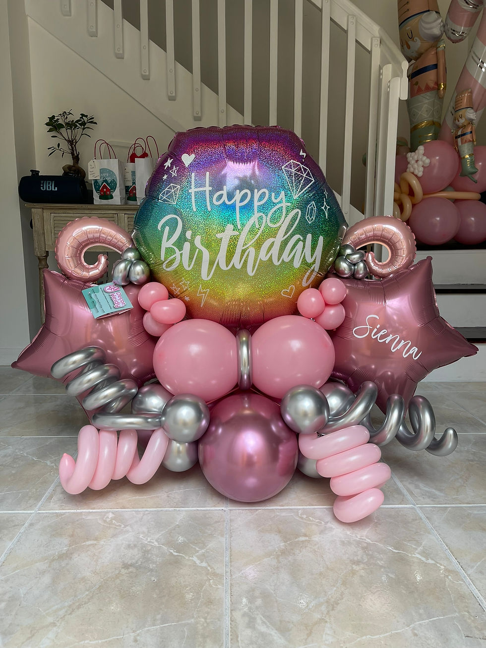 Rainbow Delight Balloon Bouquet