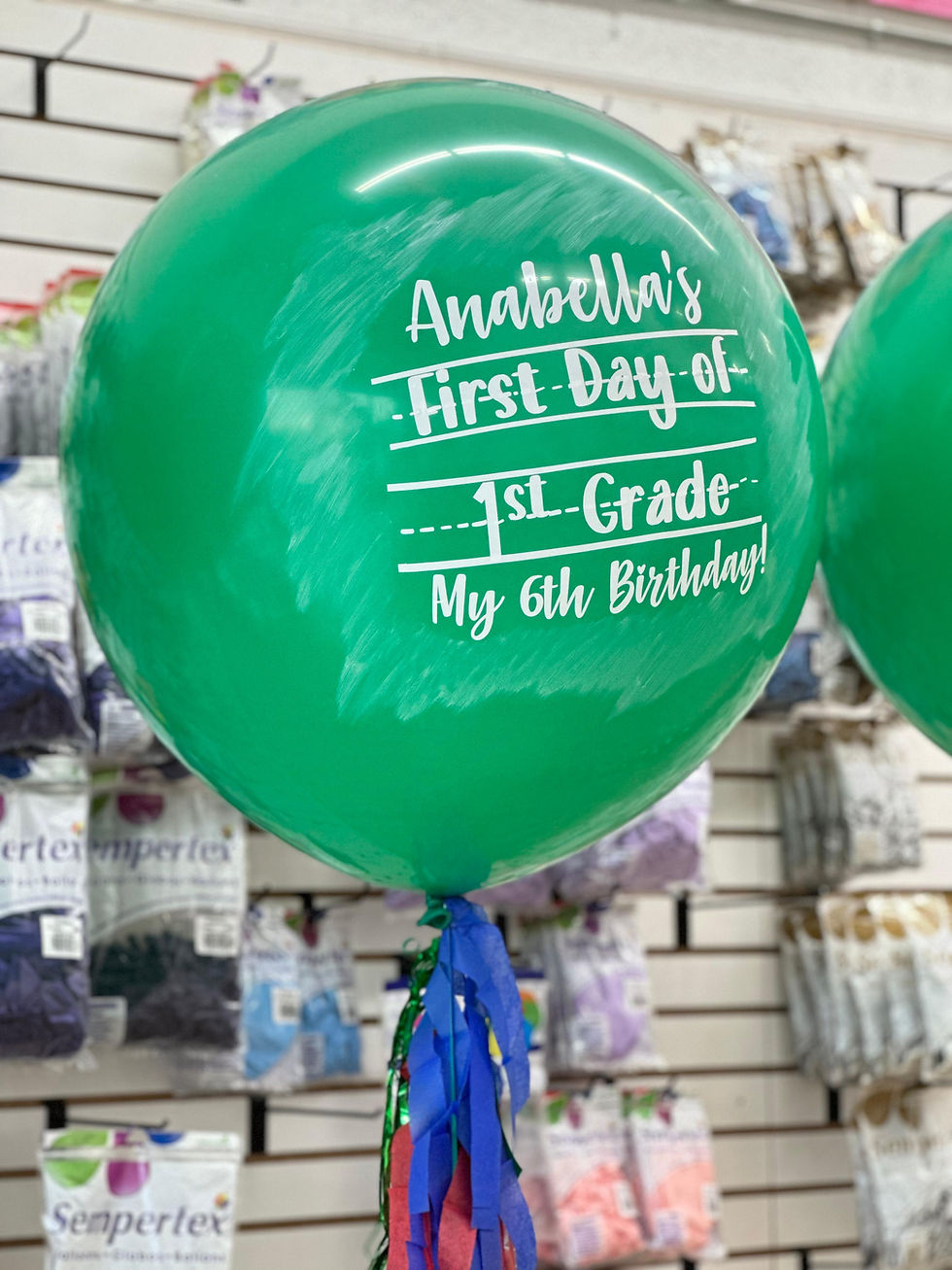 Thumbnail: Giant Tassle Back to School
