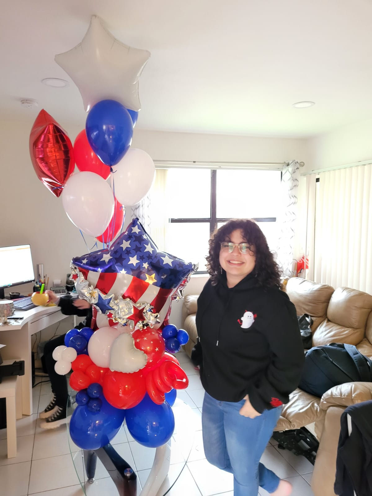 Welcome 4 July Balloon Bouquet