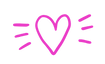 corazón neón