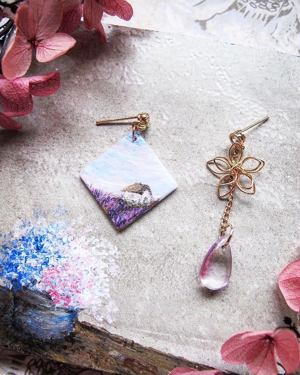 手繪耳環|你專屬的花園