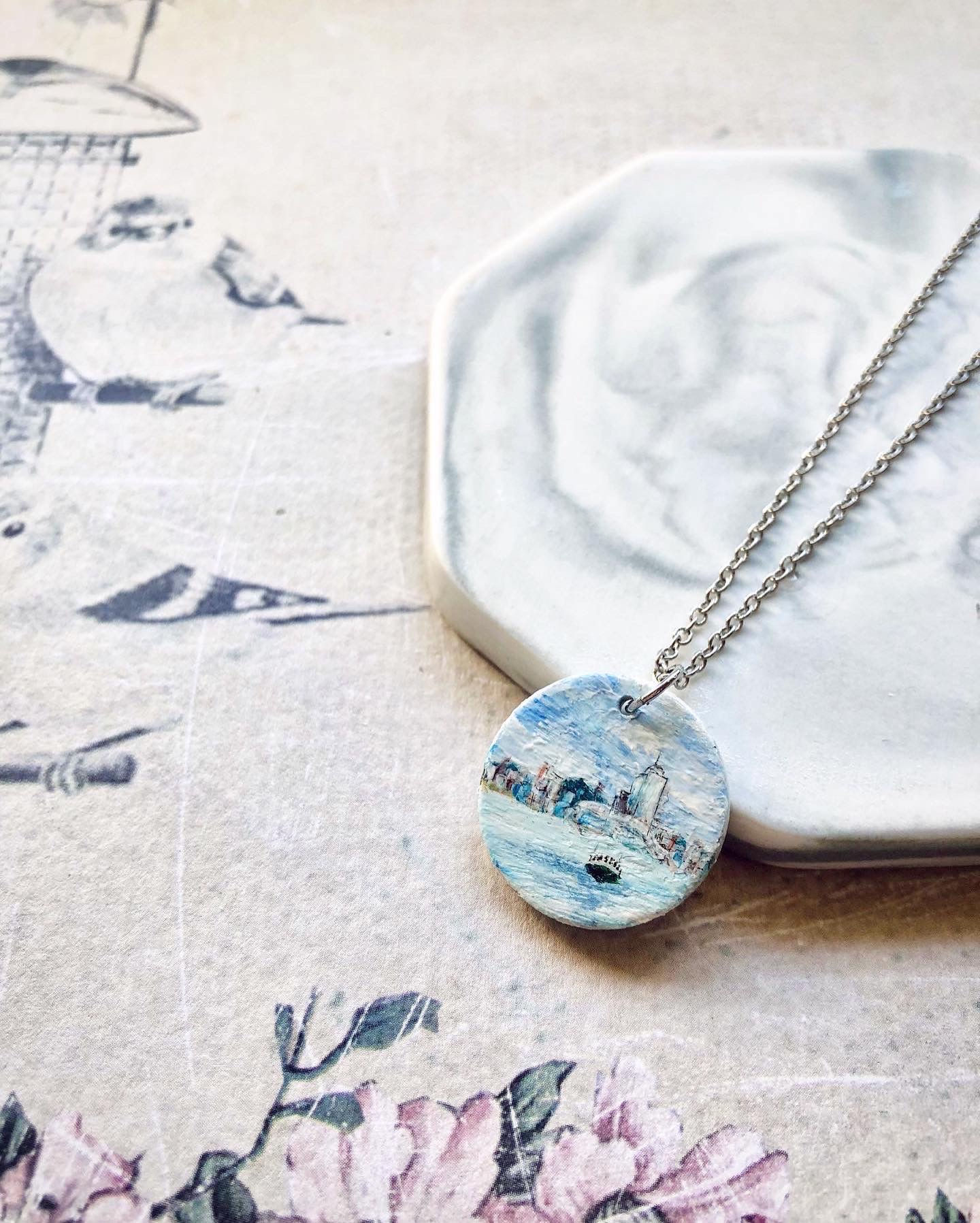 頸鏈|圓形|維多利亞港