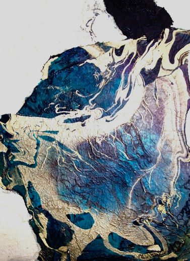 Elma Eidse Neufeld, collage, Japanese, Kimono, art