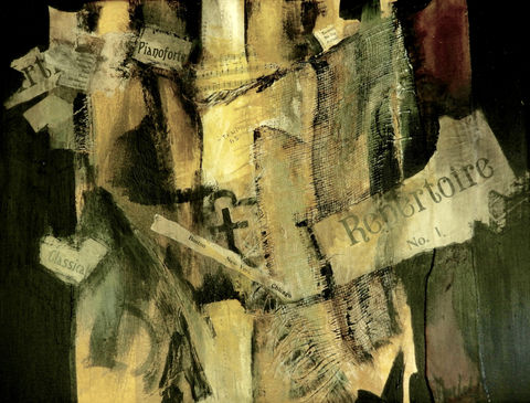 Elma Neufeld, collage, music, art