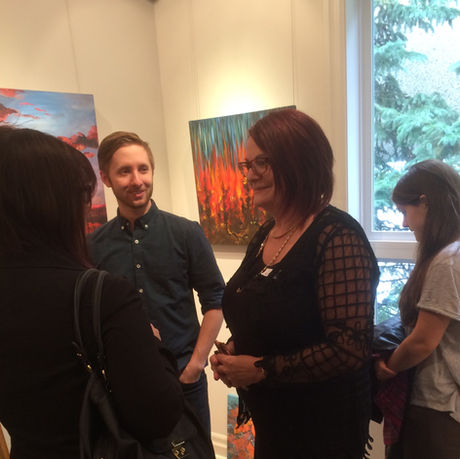 Interview with the artist. . .