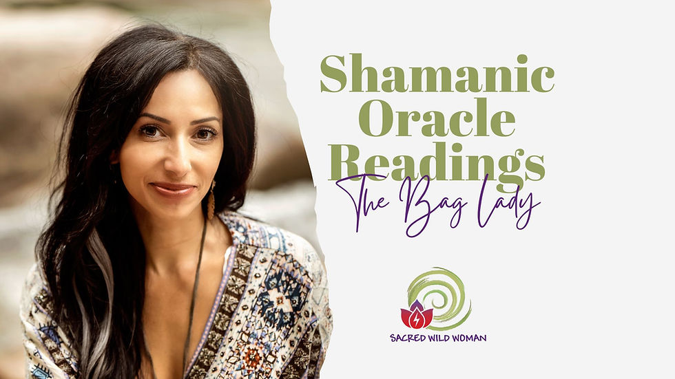 Shamanic Oracle Card Readings - The Bag Lady