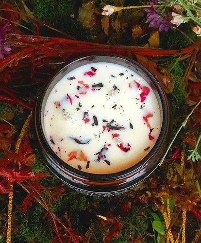 Run WithWolves Organic Soy Candle - Amber Forest