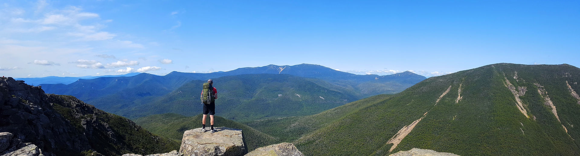 Looking west towards Franconia Ridge