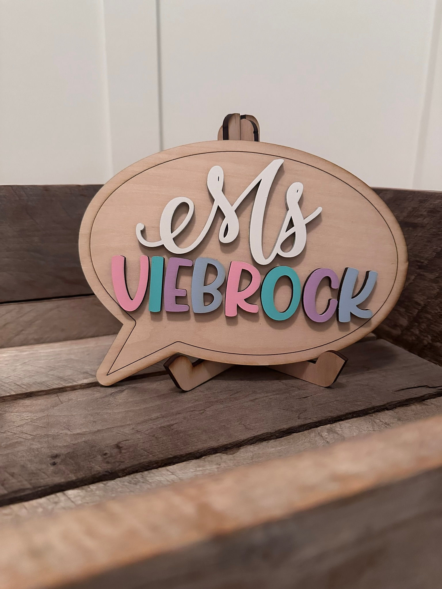 Speech Therapist Desk Sign