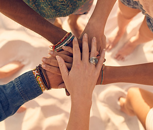 Group Hands Together