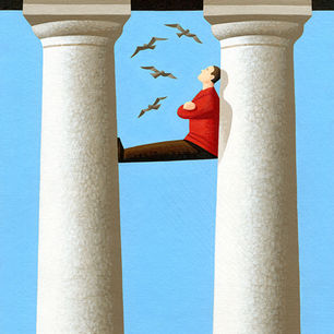 Adam Niklewicz,  illustration, conceptual, painting, acrylic painting, conceptual art, editorial illustration