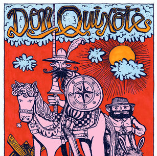 Artist: Melcher Oosterman
Idea for a cover for Don Quixote, by Miguel de Cervantes