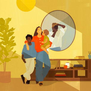 Artist: Darya Shnykina
Client: T Brand, the content studio of New York Times Advertising. Illustrations are part of an advertorial for the dating app Bumble.