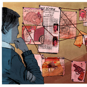 Artist: Matt Rota
Client: Texas Monthly
Bobby Burns
My First Murder
A legendary true crime writer revisits the case that launched his lifelong obsession. An exclusive excerpt from Skip Hollandsworth’s new book, She Kills.