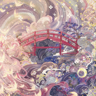 Artist: Danlin Zhang
Illustration for blanket included in a special box by Illumicrate, for the book Water Moon by Samantha Sotto Yambao