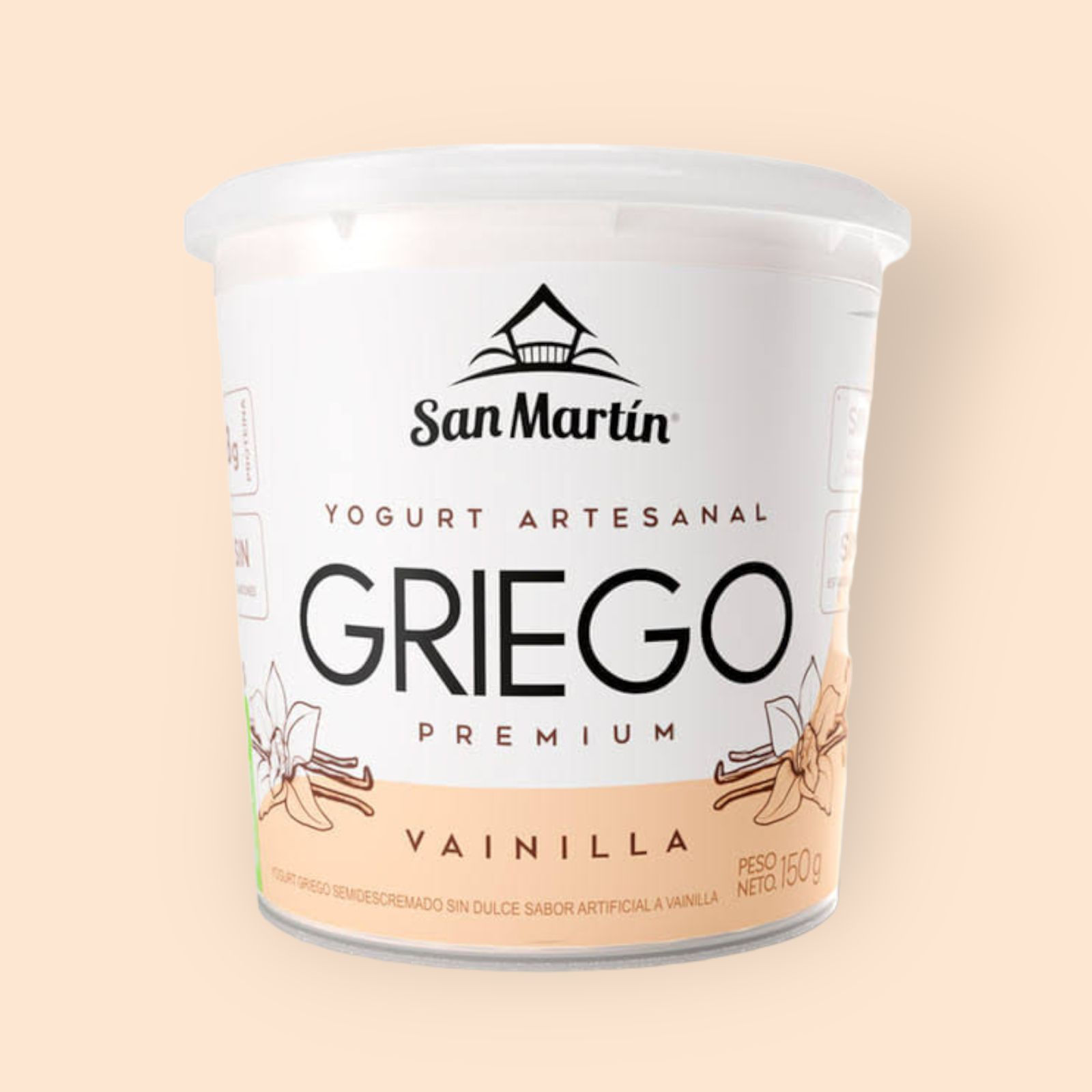 Yogurt Artesanal San Martín Vainilla 150 gr